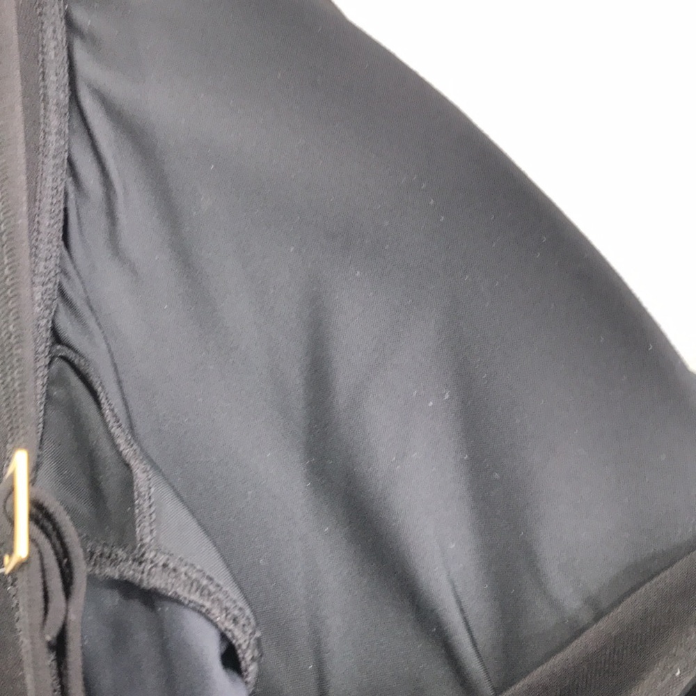 Beyond Control Black V Neck Cinching Swim Dress Size 6 New - Picture 10 of 12